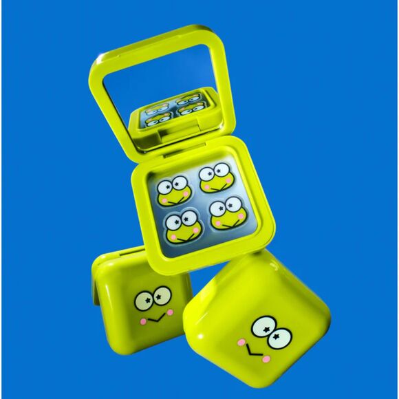Sanrio Keroppi x Starface Big Compact w/ Mirror and 32 Acne Patches Hello Kitty - Picture 1 of 7